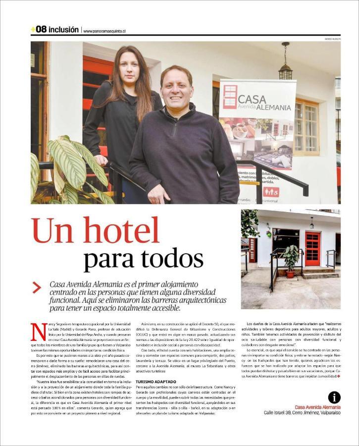 Casa Avenida Alemania Hotel บัลปาราอีโซ ภายนอก รูปภาพ